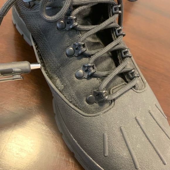 Timberland Euro Hiker Shell Toe Boot Size 10 Black - Picture 9 of 9